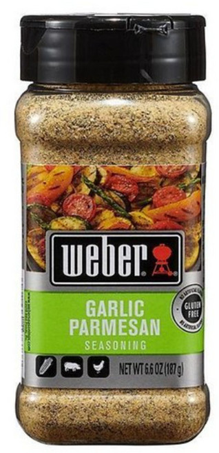 미국 Weber 웨버 갈릭 마늘 파마산 시즈닝 양념 187g 2팩, 2개