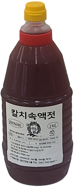 영진젓갈식품 칼치액젓 갈치액젓 갈치속액젓, 2kg, 1개