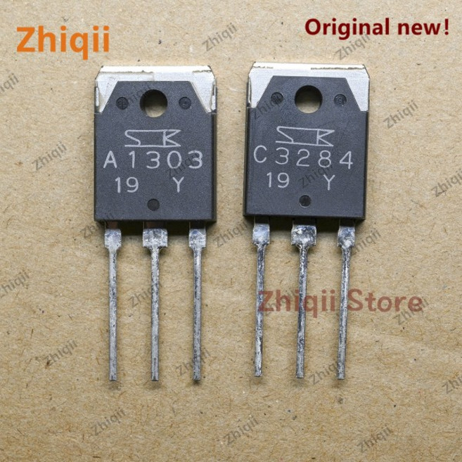 2쌍/5쌍 A1303 C3284 새 상품 SANKEN 2SA1303-Y 2SC3284-Y TO-3P 트랜지스터 오디오 파워 앰프 페어 튜브, 02 2pair