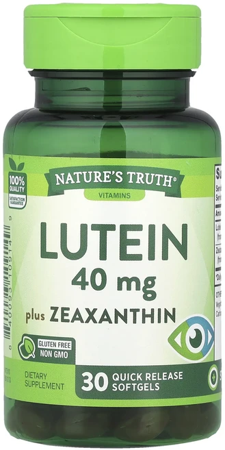 몸관리하세요 겨울입니다 Nature's Truth 루테인 제아잔틴 함유 40mg 속방형 소프트젤 30정 특별관리진행, NaturesTruth루테인제아잔틴함유40mg속방형소프, 1개 - 쿠팡