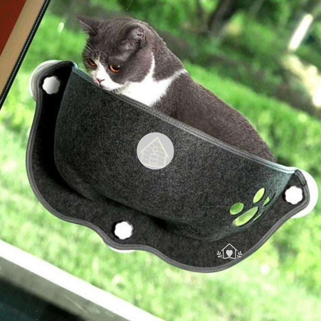 부착형 고양이 해먹 창틀 숨숨집 고양이숨숨집 창틀해먹 창문캣타워, 부착형숨숨집