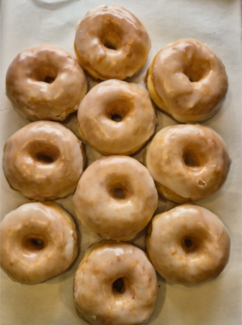 당일제조 70g*20개 글레이즈드 수제도넛 1 400g 크레이지도넛 선물용 간식용 도넛세트, 70g, 20개