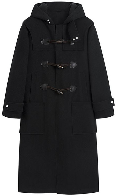 캐주얼 남자 트렌치코트 캐주얼 남성복 떡볶이 코트 오버사이즈 루즈핏 남자 후드 코트 YJW