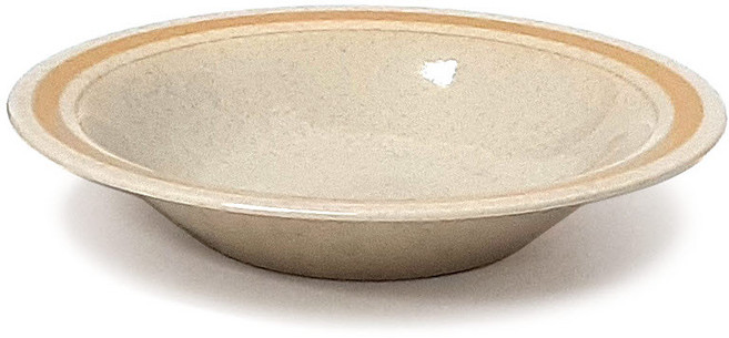 토탈하우스 카네수즈 노블 스프접시 9인치 지름 약 23.5cm 오트밀 도자기 쿠프 빈티지 레트로 쿠프접시 8784, 1개, 옐로우