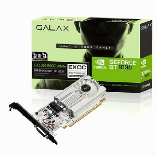 갤럭시 GALAX 지포스 GT1030 강아지 EXOC D5 2GB LP