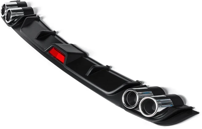 자동차 범용 액세서리 후면 스포일러 소형 서라운드 범퍼 립 자동 수정 부품 ABS, 1)1