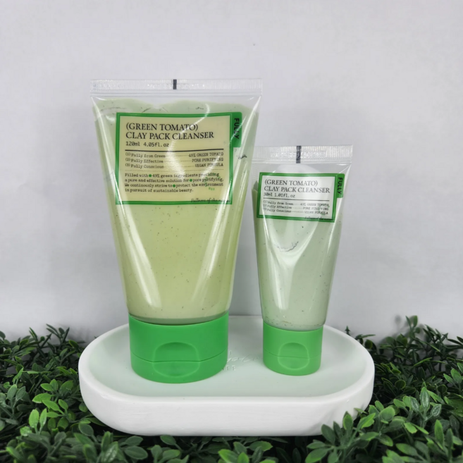 풀리 비건 그린 토마토 클레이 팩 클렌저 120ml+30ml, 150ml, 1세트