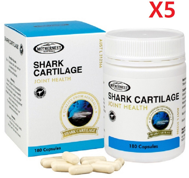 호주 마더네스트 상어연골 500mg 180정-5개, 180개, 5개