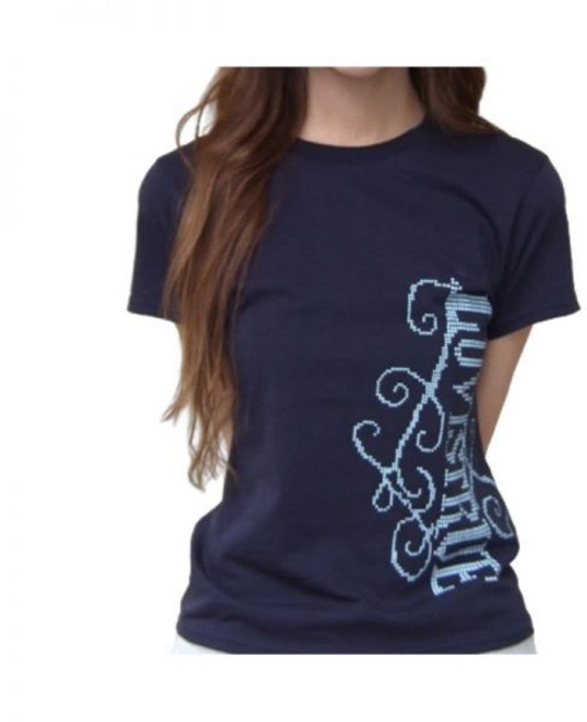 EL LUVISTRUE LOGO TEE(NAVY)