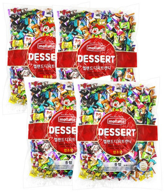 [멜랜드] 한번에 해결하는 종합사탕 2.3kg, 4개