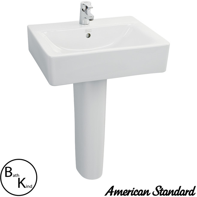 아메리칸스탠다드 컨셉 큐브 긴다리 세면기 CCASF551 / CCAS7540 세면대 도기 대구 배송 및 설치 시공 부속포함
