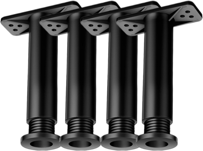 침대다리 가구다리 높이조절 보강발, A타입(150-250mm) 4개