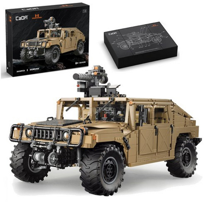 CADA 험비 밀리터리 3935pcs 블럭놀이호환 블럭, 1개