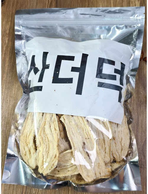 중국산 연변 수입 말린 건조 더덕 산더덕, 1개, 500