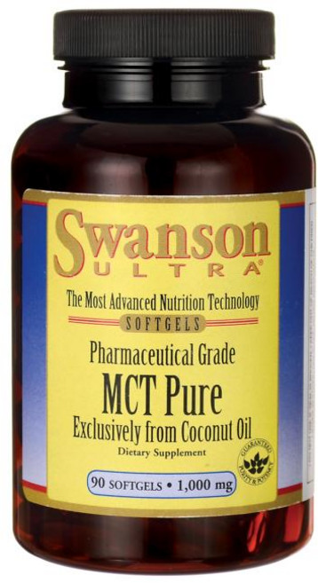 Swanson 斯旺森 優質MCT油軟膠囊 1000mg, 90顆, 1罐