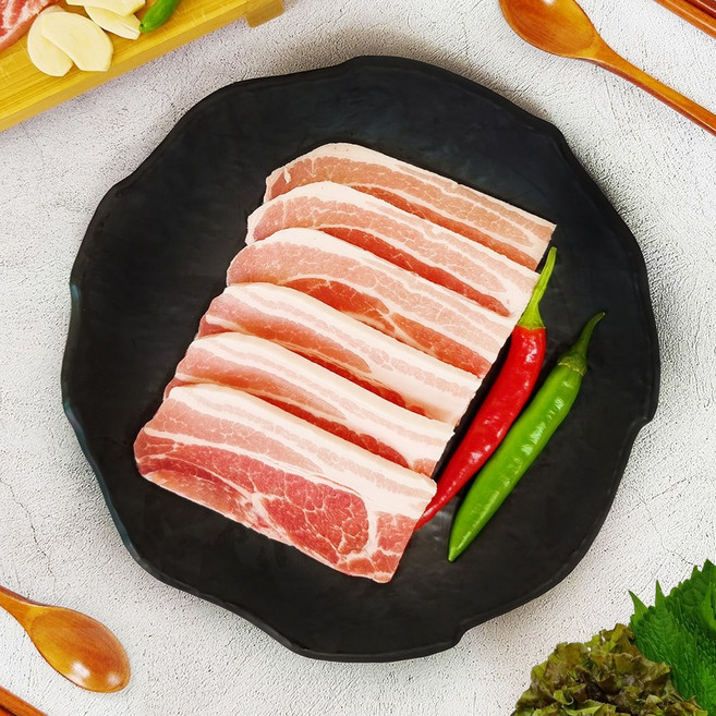 천지푸드 삼겹살 구이용 500g, 1개