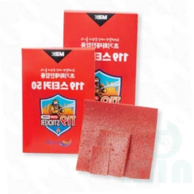 굿마인드 붙이는 자동소화기 스티커 배전반용 50L 자동소화장치 소화스티커, 1개