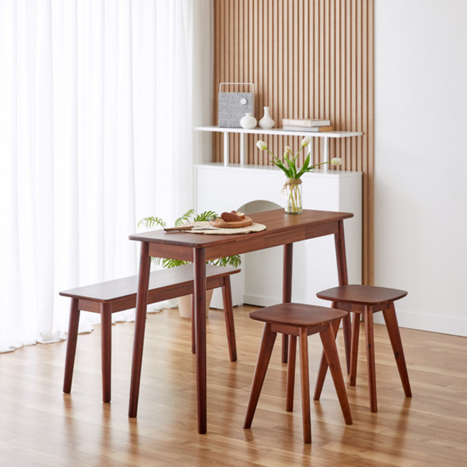 나인홈 베네 원목 콘솔테이블 슬림 폭좁은 얇은 책상 화장대 다이닝 식탁 2colors, 내추럴 (WVD104-NT)