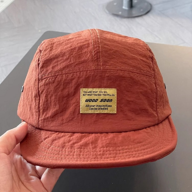 엘루온 빈티지 워싱 캠프캡 남녀공용 캐주얼 볼캡 모자