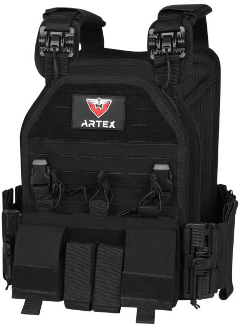 YAKEDA 경량 퀵 릴리스 전투 플레이트 캐리어 1000D 나일론 Molle Chaleco Tactico 조끼 블랙, 01 검정색