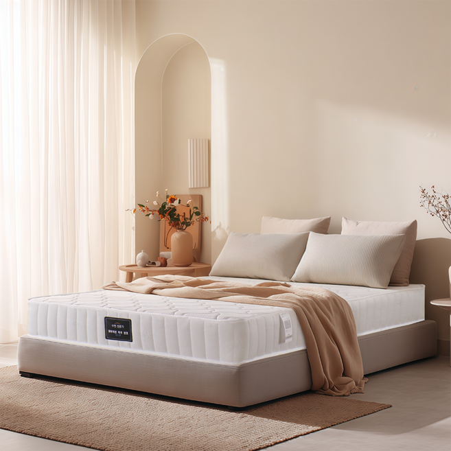 YEAAYE 두꺼운 메모리폼 독립 스프링 매트리스, 20cm