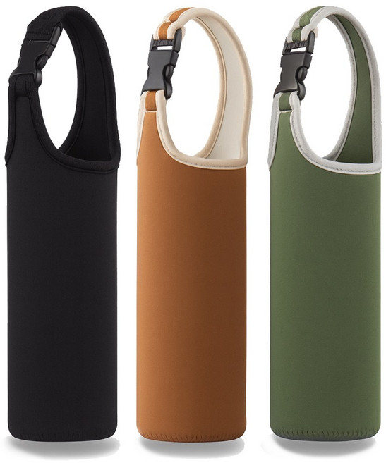 바시니아 핸디 보틀 물병 텀블러 파우치 3개세트 550ml, 1개, 11_블랙 커피 올리브그린