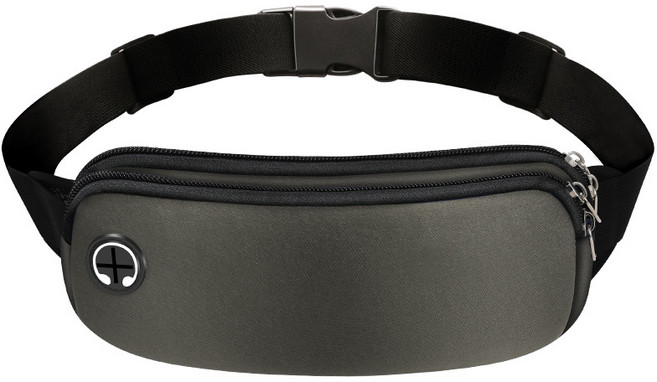 투웨이 이중 지퍼 허리 힙색 러닝 가방 미니 등산 스마트폰