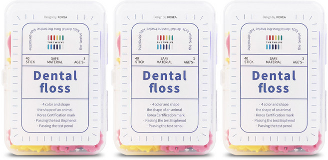 더트웰브 유아치실 어린이치실, 7cm, 1세트, 1개