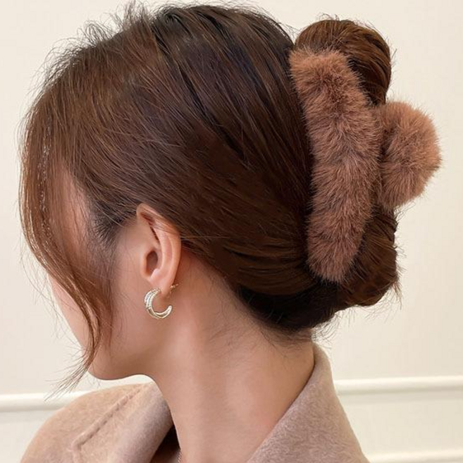 미다미 13cm 로랑스 통통한 토끼퍼 집게핀(4컬러)