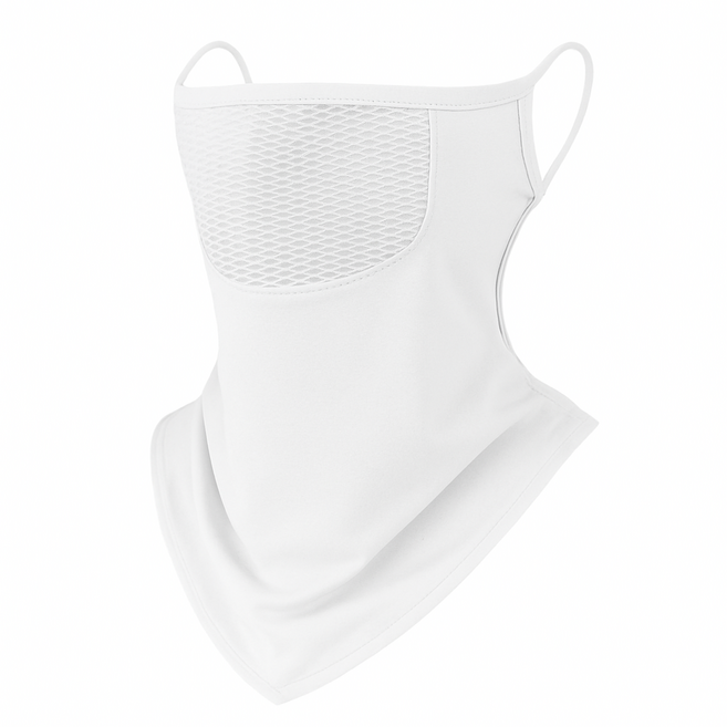 골프 마스크 쿨 페이스 커버 자외선차단 스포츠 등산 자전거 남녀공용 1+1, 2개, 화이트