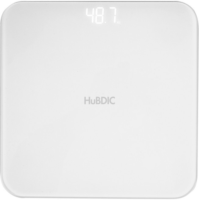 휴비딕 디지털 LED 체중계, 화이트, HUS-T0