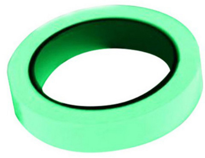 디펜즈만 야광테이프 10mmX5m, 형광그린, 1개