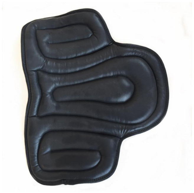 오토바이 안장 쿠션 바이크 승마 안장 패드 충격 흡수 엉덩이 보호 젤 시트 커버, 블랙, 1개