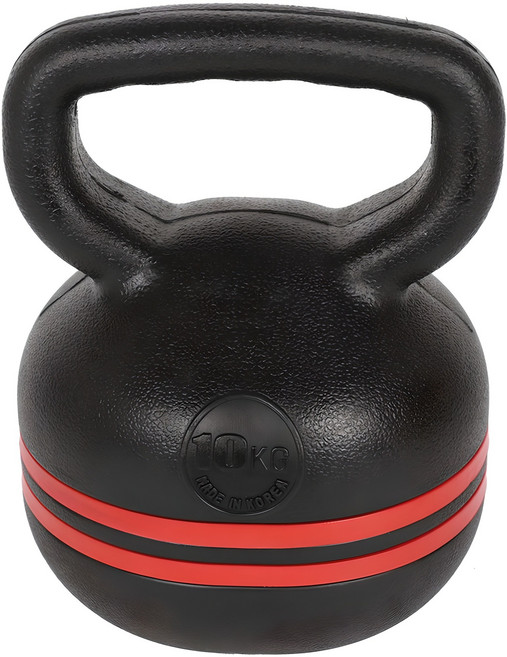 아리프 레드라인 케틀벨, 블랙 + 레드, 10kg, 1개