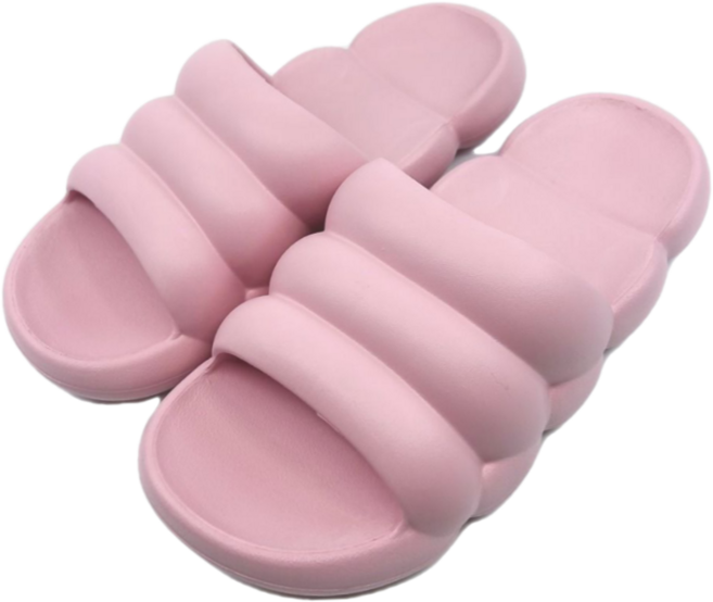 IAWI 뚱카롱 슬리퍼 프리미엄 실내화 층간소음 신혼선물 임산부 산후조리원, 핑크, 1개