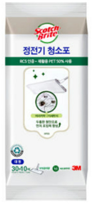 3M 정전기 청소포 대형 (스위트키퍼) 30매, 1개
