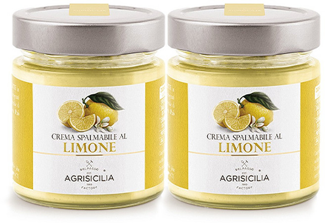 아그리시칠리아 레몬 크림 스프레드 1+1 (10세트 한정 유통기한 3월22일), 2개, 200g