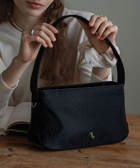 [무쿠앤에보니] Posh Bag _ Black