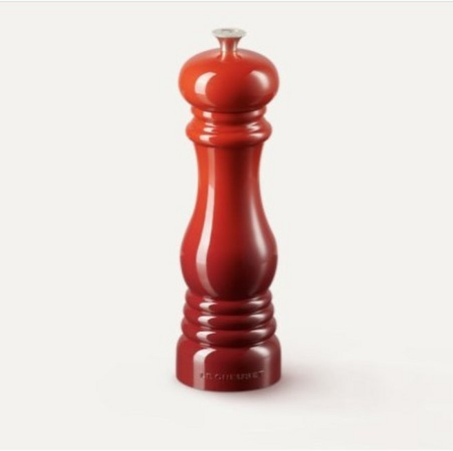 [정품매장구입][영국직배송] 르크루제 LE CREUSET 소금 후추 그라인더 세트 (총 2개) Salt Pepper Mill Set 21CM, CERISE (2개 1SET), 1개