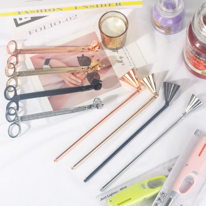 양키캔들 심지가위 윅트리머 스너퍼 라이터 세트, 03골드스너퍼 세트, 1개