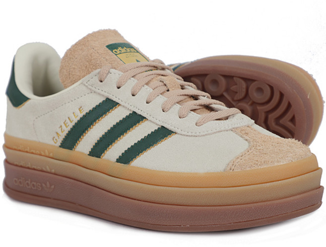 아디다스 GAZELLE BOLD SHOES 여성용 데일리 캐주얼 베이직 스타일 단화 스니커즈