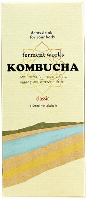 ferment works KOMBUCHA 1100ml 스파우트 파우치 포장 국산 무첨가 크래프트 콤부차/홍차 버섯 스트레이트 타입, 1개, 1개, 1.1L
