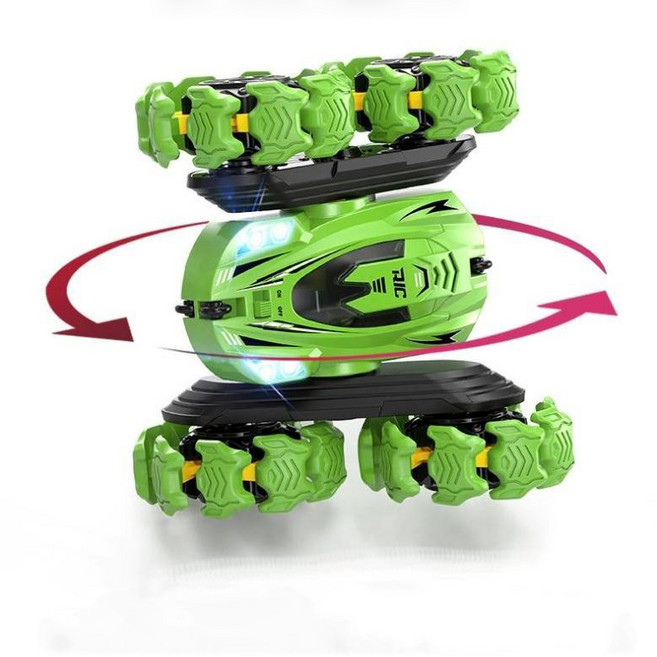 오프로드 알씨카 덤블링 무선조종 RC카, 1개, 9P덤블링 그린