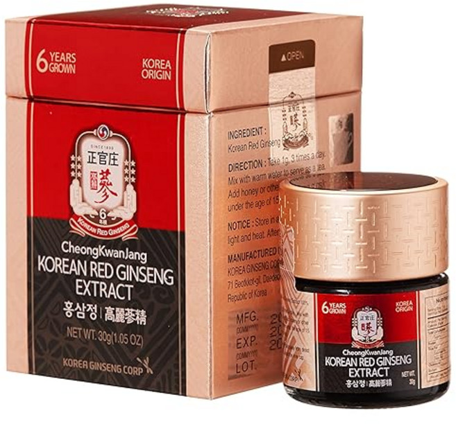 정관장 정강장 홍삼진액 6년근 인삼엑기스 100% 영양제 조선인삼 홍삼 ginseng 농축액 30g 체험, 1개