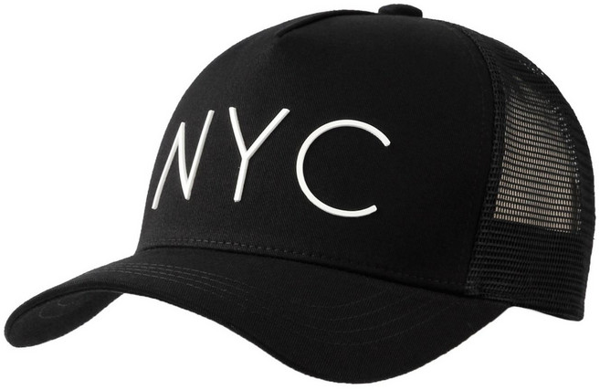 NYC 레터링 매쉬 볼캡 매쉬캡 야구모자 여름 물놀이 망사 모자 매시캡 남자 여자 공용