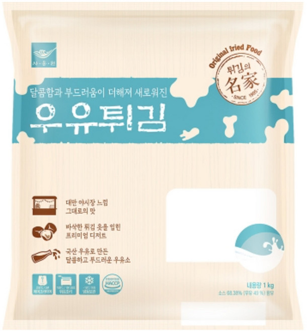 사옹원 우유튀김 1kg, 1개