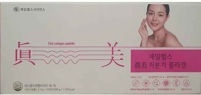 [제일헬스사이언스] 제일헬스 진미 저분자 콜라겐 (2.5g x 120포), 1개, 300g - 쿠팡