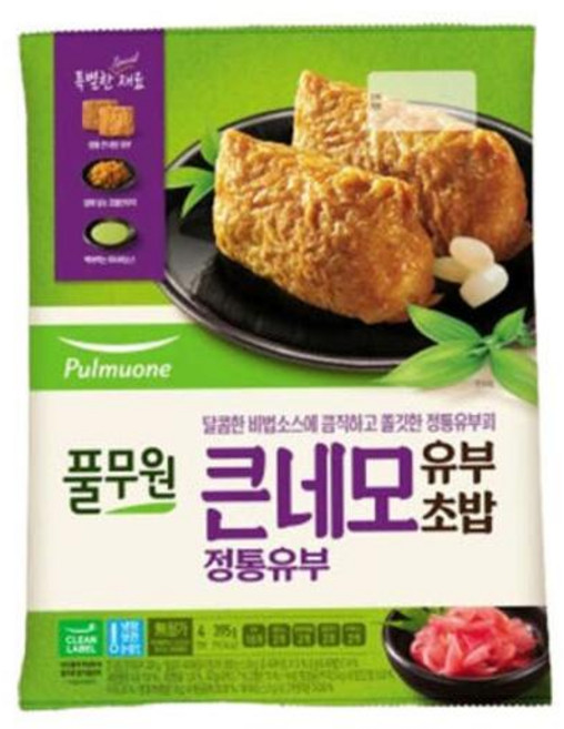 풀무원 큰 네모유부 395g 2개