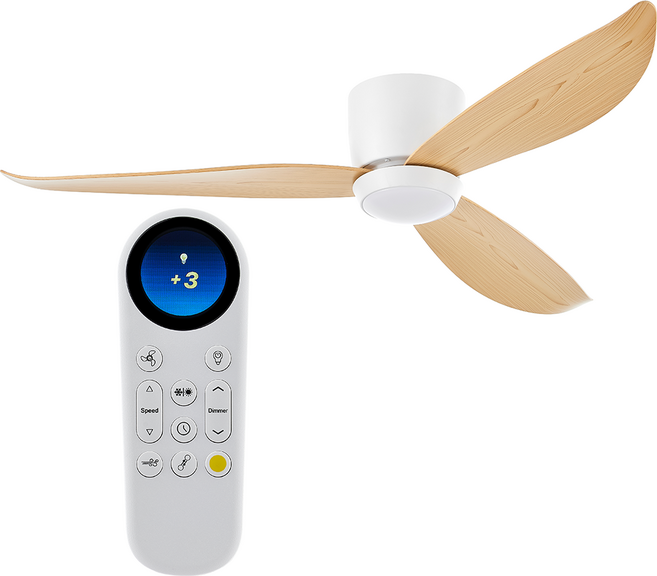 namchabarwa남차파워 52인치 저소음 실링팬, 우드, NB-2