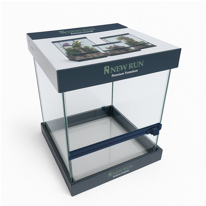 뉴런 프리미엄 테라리움장 비바리움, 30x30x45cm, 혼합, 1개